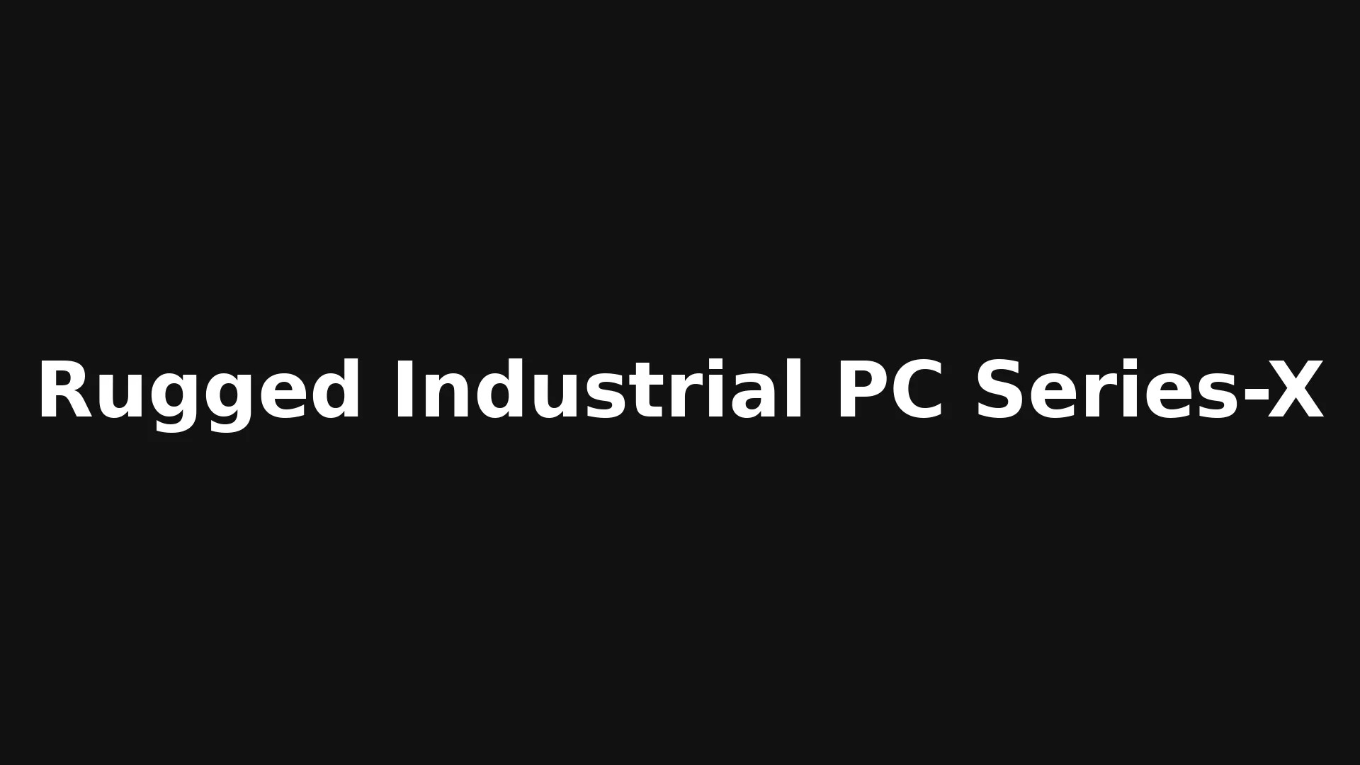 Series-X Rugged PC exploded view