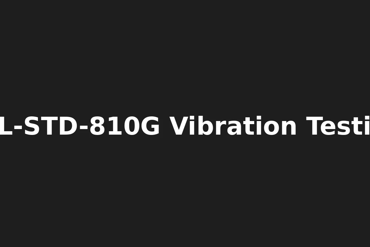 MIL-STD-810G Vibration
